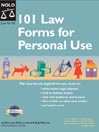 Cover image for 101 Law Forms for Personal Use